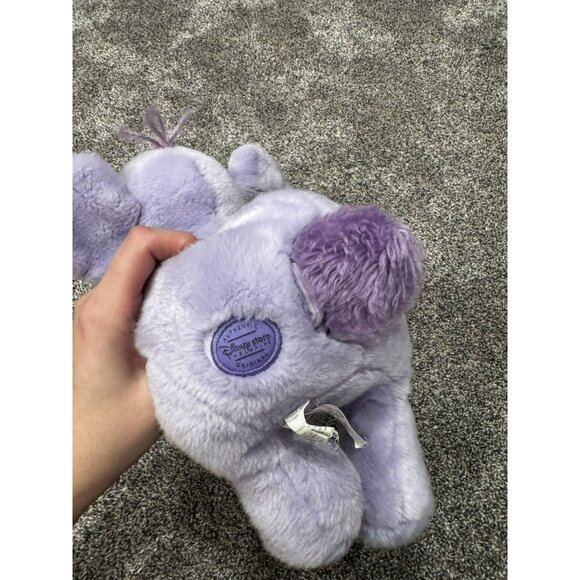 Disney Puffalump Elephant Purple Plush Disney Store 12” Authentic - Picture 4 of 4